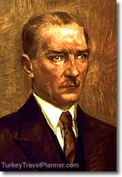 Kemal Ataturk, founder of modern Turkey