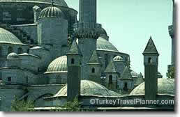 Blue Mosque Domes & Chimneys, Sultanahmet, Istanbul, Turkey