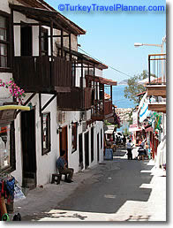 Old Street in Kalkan, Mediterranean Turkey