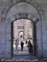 Blue Mosque Gate, Istanbul, Turkey