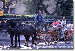 Men in a Fiacre (Carriage), Mudanya, Turkey