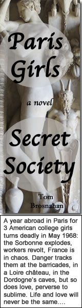 Paris Girls Secret Society, tne new novel by Tom Brosnahan