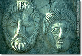 Stone Faces, Aizanoi, Turkey