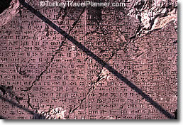 Cuneiform Inscription, Rock of Van, Eastern Turkey