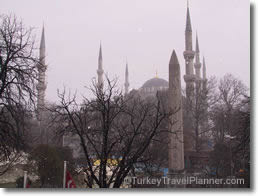 Sultanahmet Square in Winter, Istanbul, Turkey