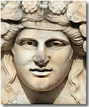 Roman face, Aphrodisias, Turkey
