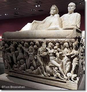 Roman sarcophagus, Antalua Museum, Turkey