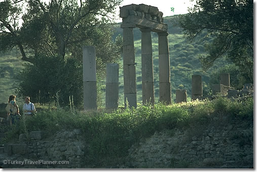Temple at Asclepion of Pergamum, Aegean Turkey