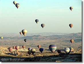 Hot air balloons, Cappadocia, Turkey