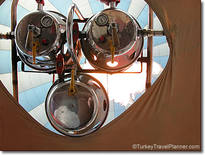 Hot Air Balloon Burners, CAppadocia, Turkey