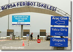 Bursa Ferryboat Dock at Güzelyali, Turkey