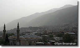 Great Mosque and Great Mountain (Uludag), Bursa, Turkey