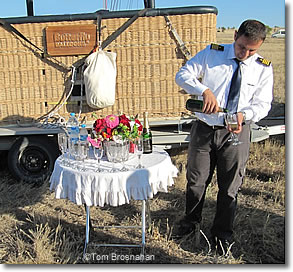 Champagne toast, Butterfly Balloons, Cappadocia, Turkey