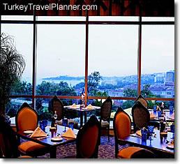 View from Conrad dining room, Istanbul, Turkey