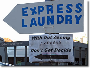Express Laundry Sign, Istanbul, Turkey