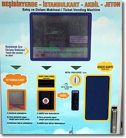 Transit Fare Machine, Istanbul, Turkey