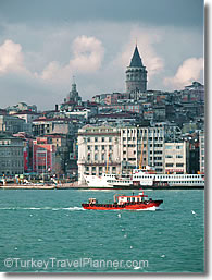Galata Tower & Golden Horn, Istanbul, Turkey