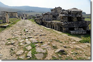 Ancient Road to Hierapolis, Pamukkale, Turkey