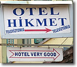 Hotel Hikmet Sign, Izmir, Turkey
