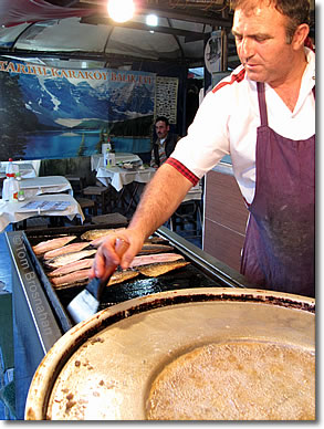 Fish fryer, Karaköy, Istanbul, Turkey