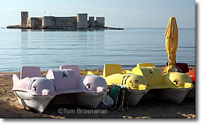 Paddleboats, Kizkalesi, Turkey
