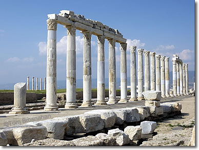 Columns at Laodicea, Denizli, Turkey