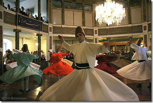 Whirling Dervish in Istanbul, Turkey