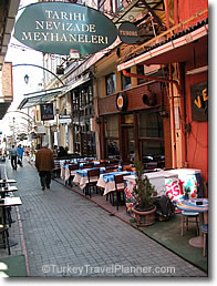Nevizade Sokak meyhanes (Tavernas), Galatasaray, Istanbul, Turkey