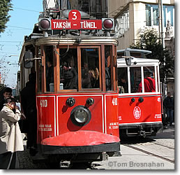 Nostalgic Istiklal Caddesi Tram, Istanbul, Turkey