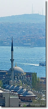 Nusretiye Mosque & Bosphorus, Istanbul, Turkey