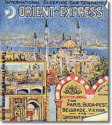 Orient Express poster, Istanbul, Turkey