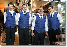 Pudding Shop Staff, Istanbul, Turkey