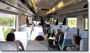 Railcar on Izmir-Selçuk Line, Aegean Turkey