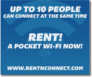 „Rent 'n' Connect Mobile Wifi Hotspot