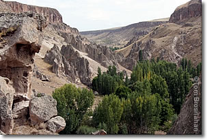 View of Soğanlı Valleys, Cappadocia, Turkey