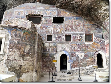 Frescoed church, Sumela Monastery, Trabzon, Turkey