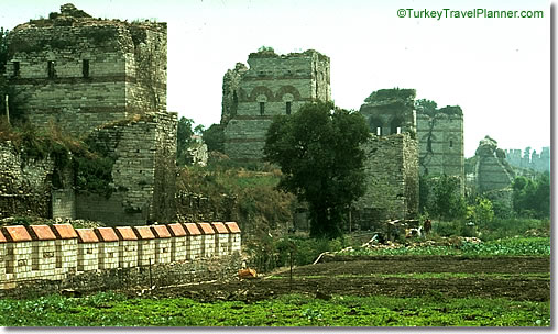 Theodosian City Walls of Istanbul, Turkey