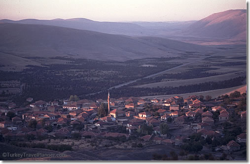Karacaoren, typical Turkish village, Western Turkey