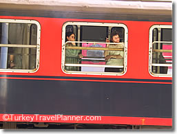 Train at Sirkeci Station, Istanbul, Turkey