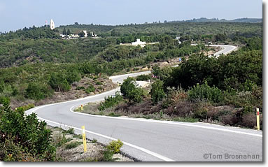 Loop road to battle sites on the Gallipoli Peninsula, Turkey
