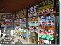 Bus Company Signs, Harem Otogar, Istanbul, Turkey