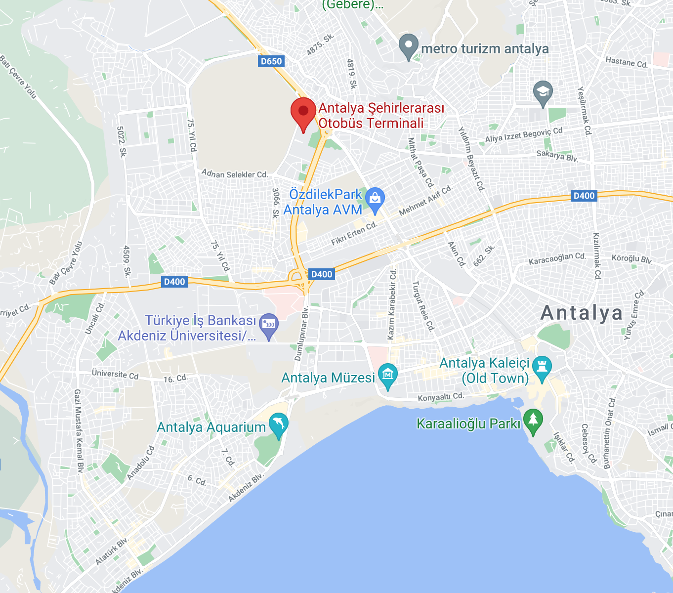 Bus Terminal (Otogar), Antalya, Turkey