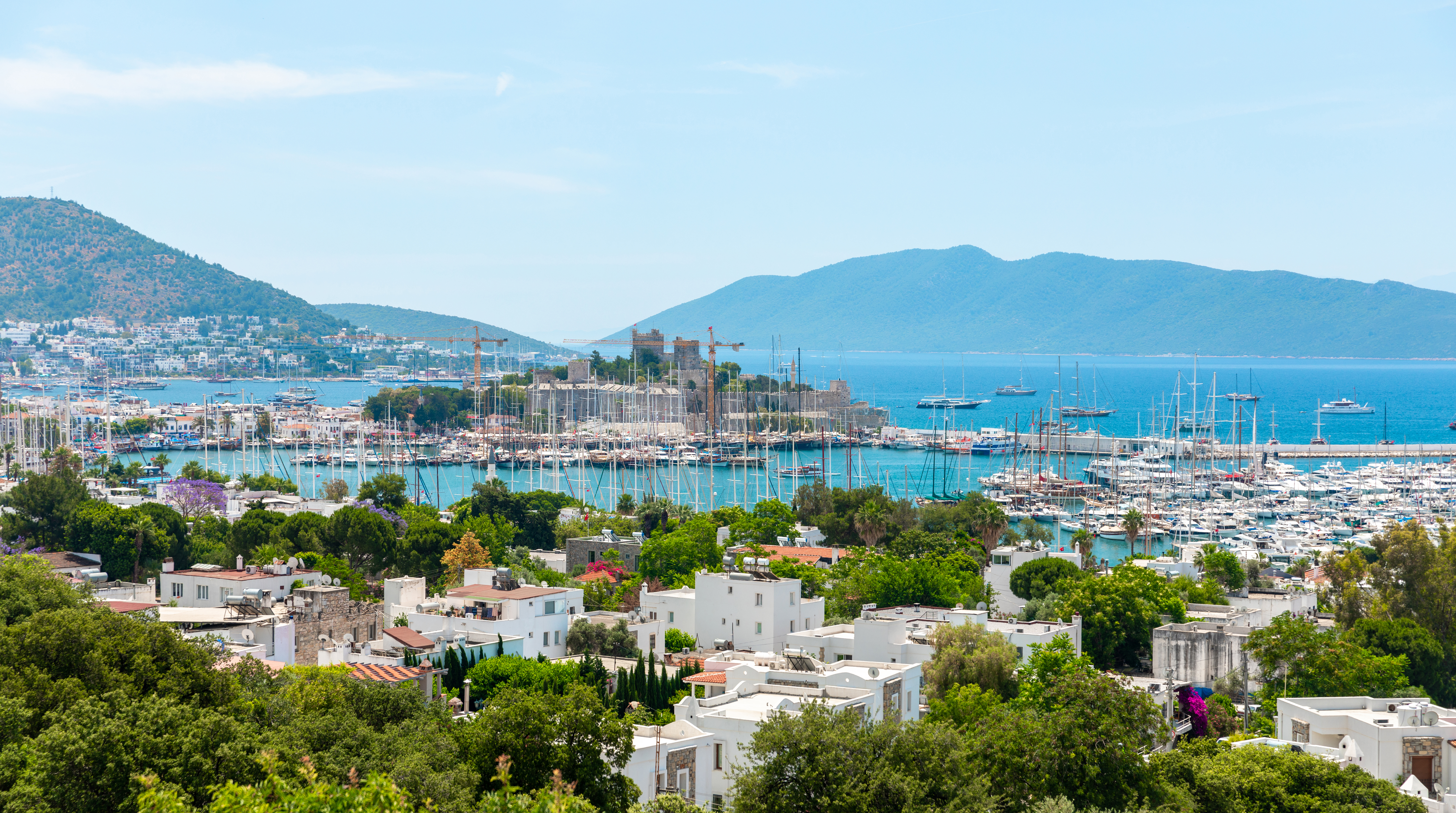 Panoramic View of Aegean sea