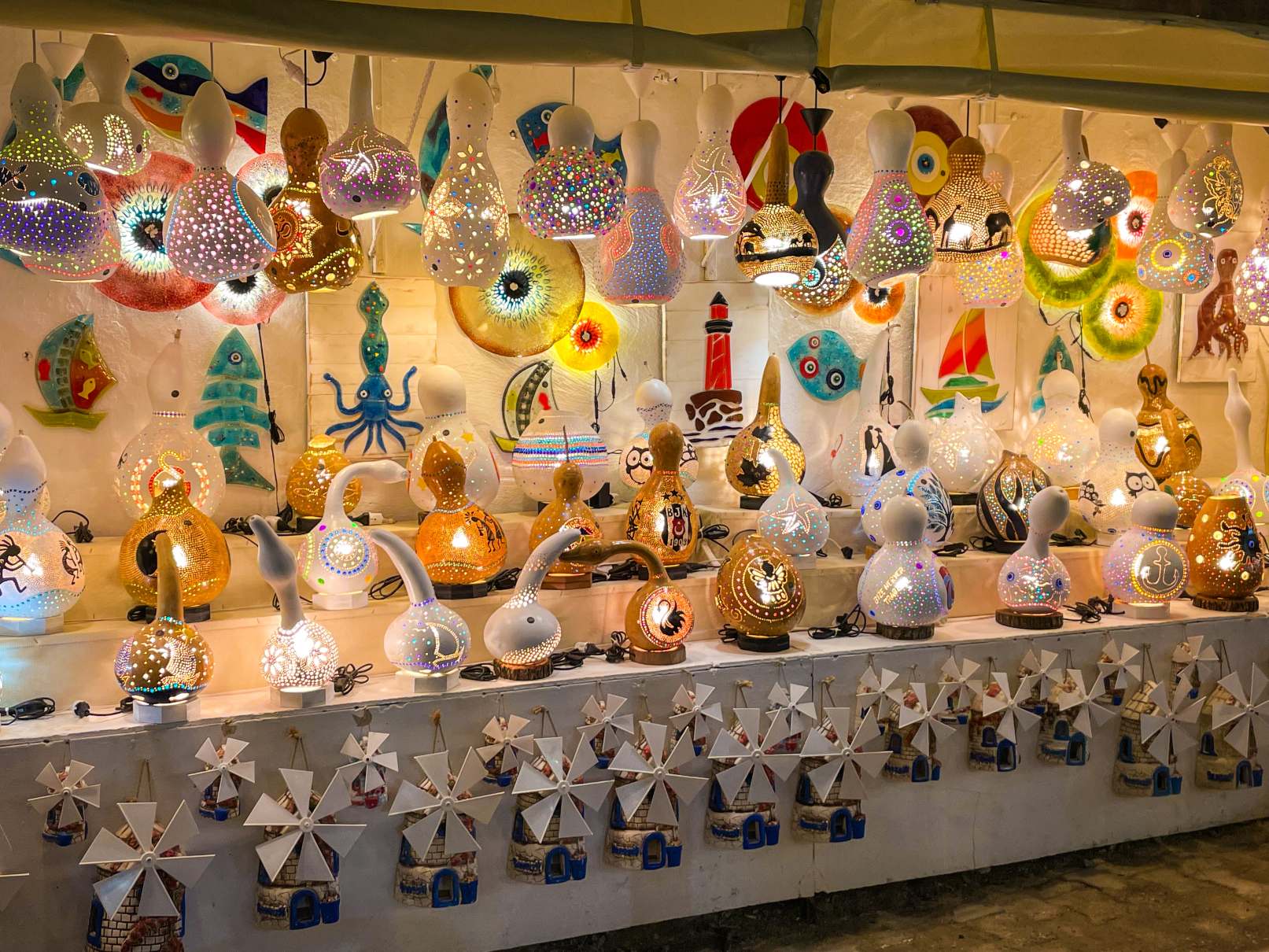 Lanterns for Sale at Kiosk, Gumusluk