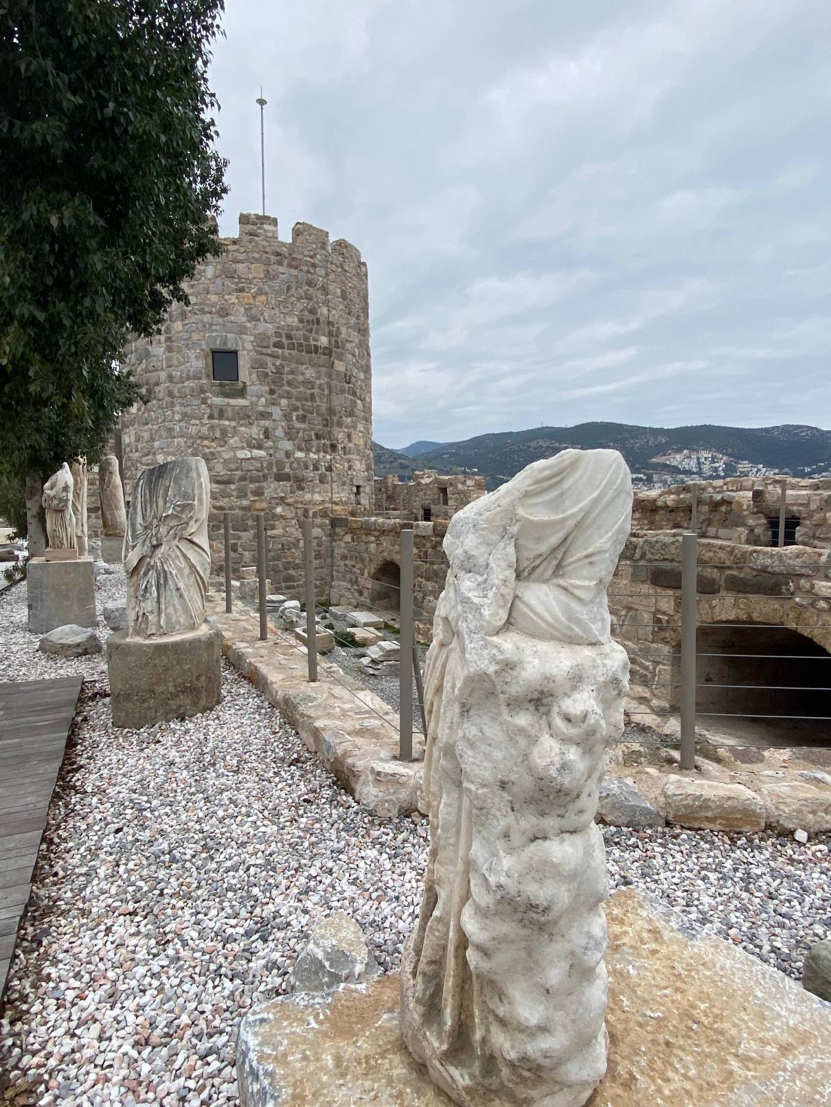Statues at the Castle of St Peter, Bodrum