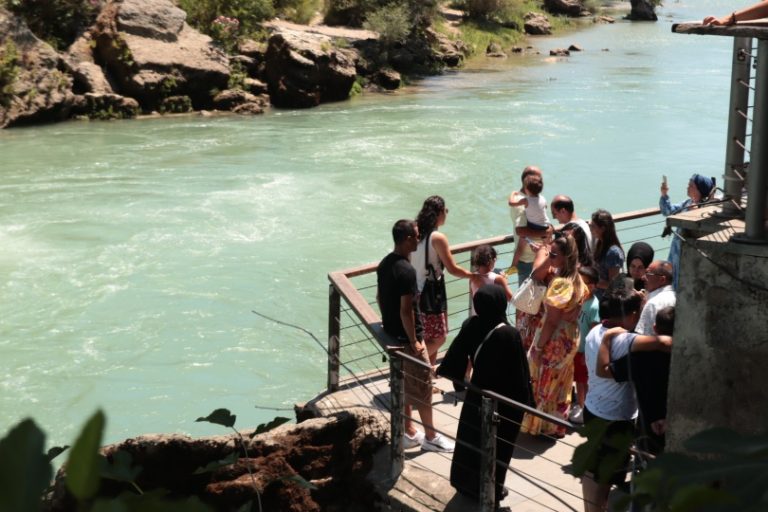 Balcony View of the Manavgat Waterfall, Antalya Manavgat Waterfall, Antalya