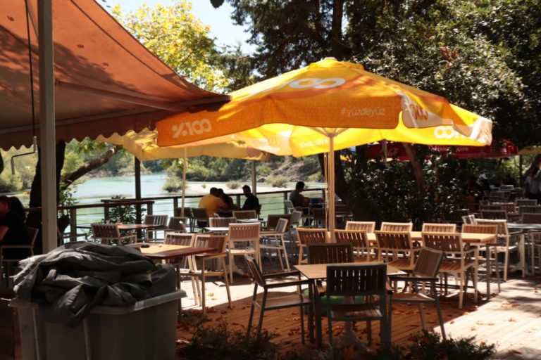 Coffe & Tea Shops Near the Manavgat Waterfall, Antalya Manavgat Waterfall, Antalya