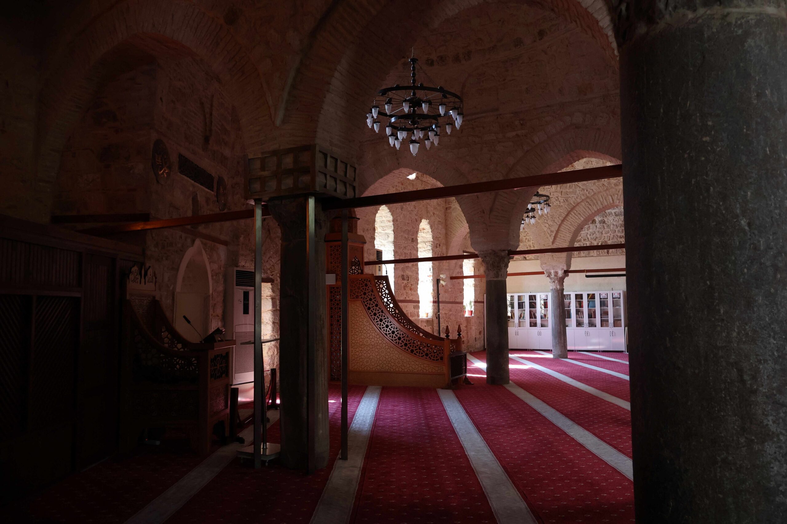 Grooved Minaret Antalya inside Grooved Minaret Antalya inside