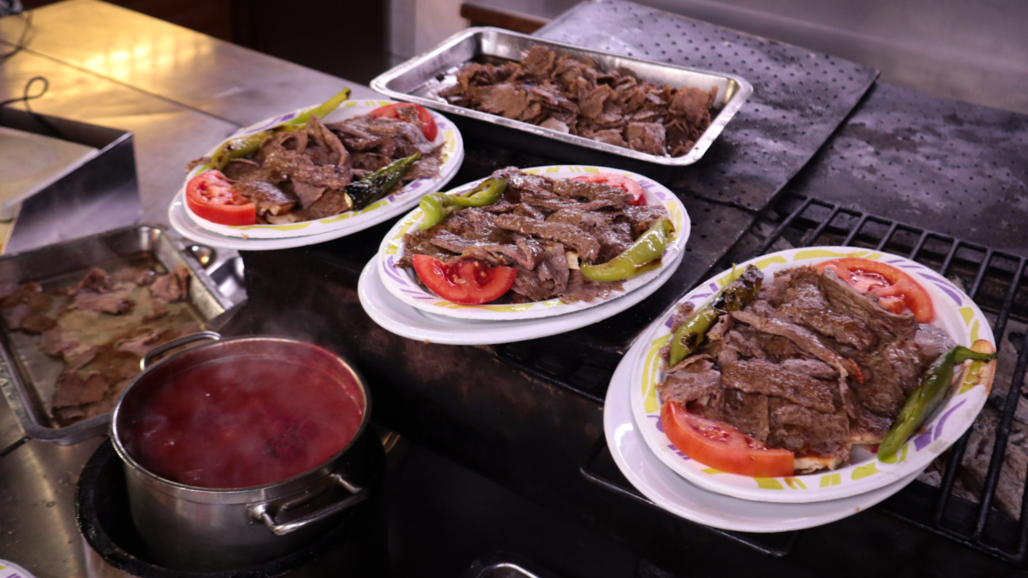 Iskender kebap