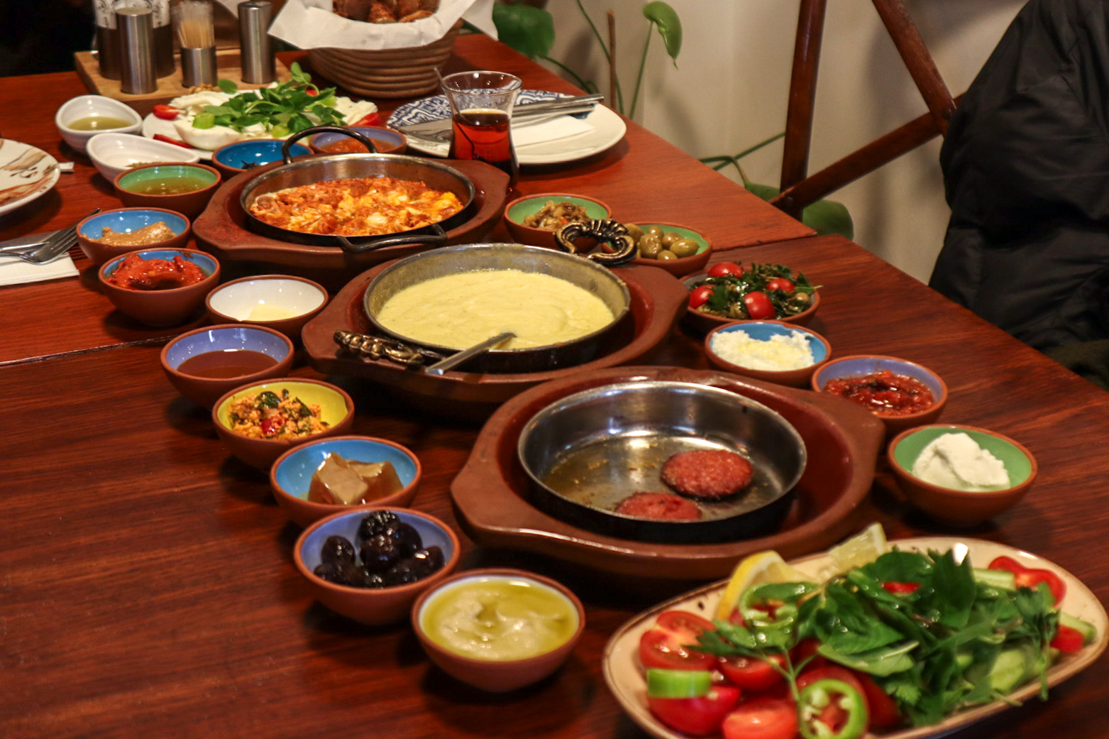 Serpme Turkish breakfast